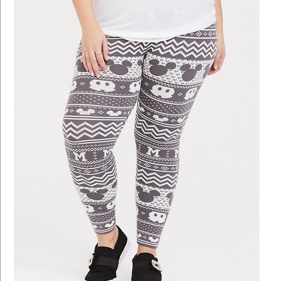 torrid Pants - NWT torrid size 3 mickey Fair isle knit leggings